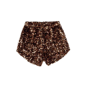 Shorts corto Bambina in paillettes