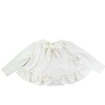 Felpa bimba girocollo con fiocco Lalalù