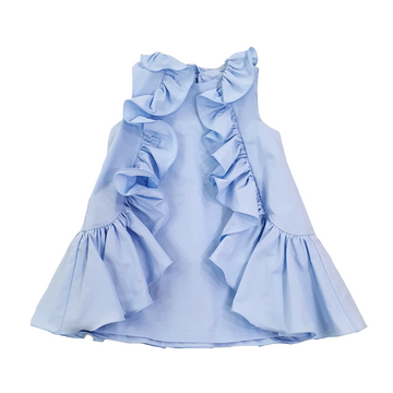 Abito con volant e rouches