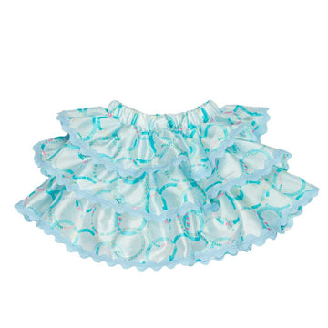 Gonna bambina con balza fantasia