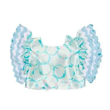 Top bambina con volant