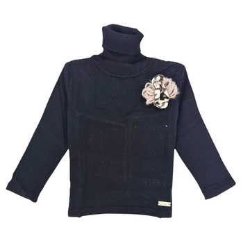 Lupetto Bimba in filo con fiore