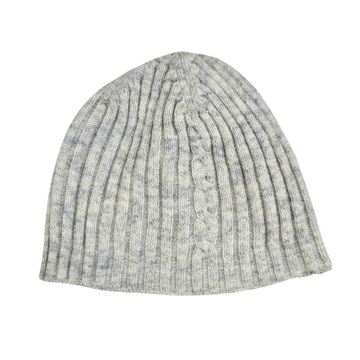 Cappellino neonati in cashmere con treccia