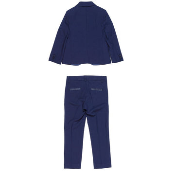 Completo junior bavero in raso cotone