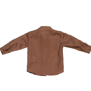 Camicia coreana in lino 100% Manuel Ritz
