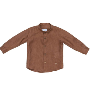 Camicia coreana in lino 100% Manuel Ritz