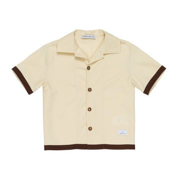 Giacca camicia Boy misto lino