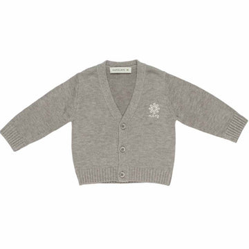 Cardigan Baby in maglia misto lana