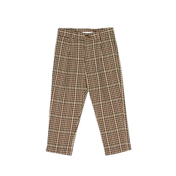 Pantalone Junior a quadri flanella