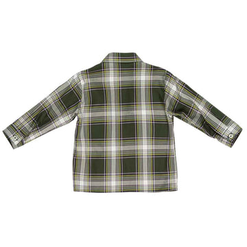 Camicia Baby in cotone verde