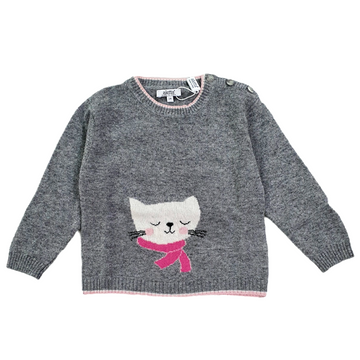 Pullover bimba misto lana e cashmere