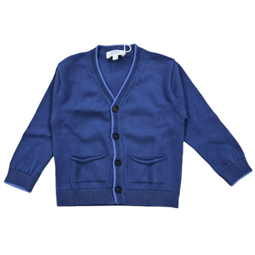 Cardigan bimbo in filo cotone