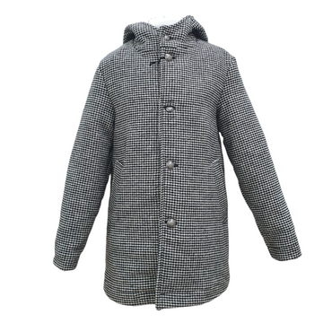 Cappotto con cappuccio in tweed Daniele Alessandrini