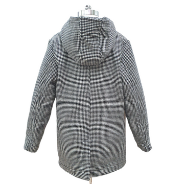 Cappotto con cappuccio in tweed Daniele Alessandrini