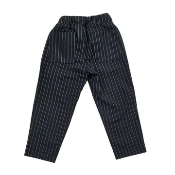 Pantalone Boy in tessuto a righe con coulisse