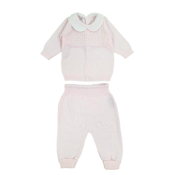 Completo in filo punto smock Amore e Fantasia