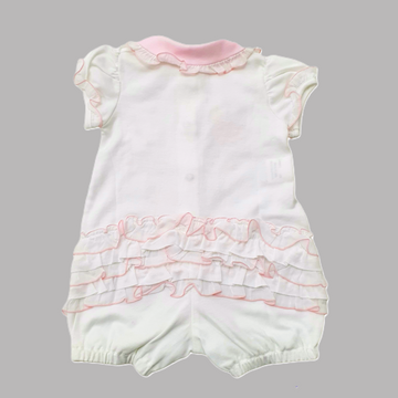 Tutina cotone jersey con farfalla