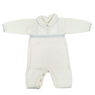 Tutina in filo cotone con ricamo Scaldacuore