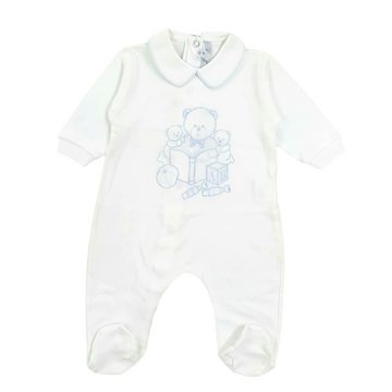 Tutina in cotone con ricamo Aletta