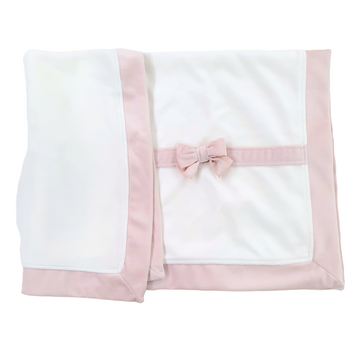 Copertina in ciniglia con fiocco