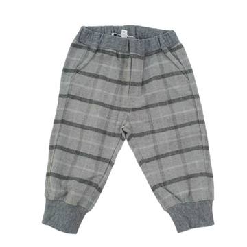 Pantalone cotone flanella a quadri Aletta