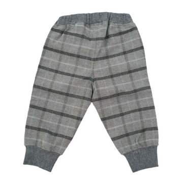 Pantalone cotone flanella a quadri Aletta