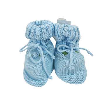 Scarpette in filo cotone con ricamo