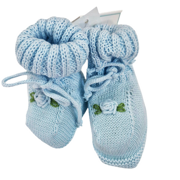 Scarpette in filo cotone con ricamo