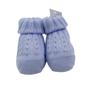 Scarpette lana ricamo Bebè di Almy