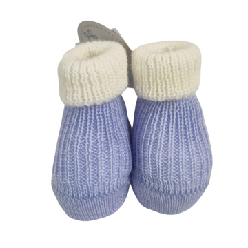 Scarpine neonato in lana merino