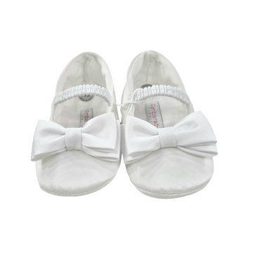 Ballerine neonata cerimonia con fiocco