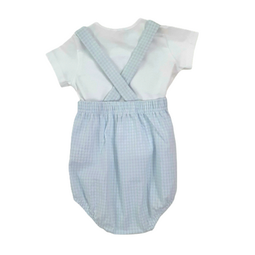 Completo salopette + t-shirt cotone