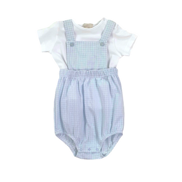 Completo salopette + t-shirt cotone