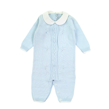 Tutina in filo cotone con ricamo Bebè di Almy