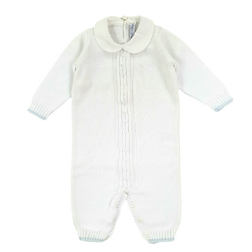 Tutina in filo cotone ricamo Bebè di Almy