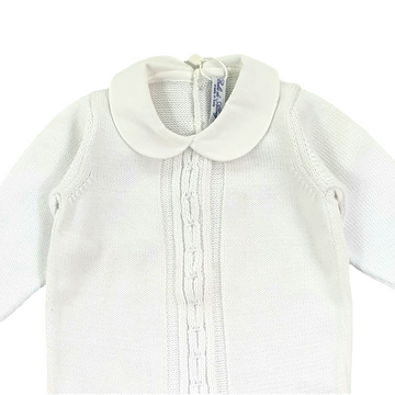 Tutina in filo cotone ricamo Bebè di Almy