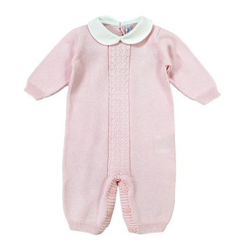 Tutina in filo cotone punto smock Bebè di Almy