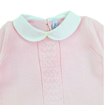 Tutina in filo cotone punto smock Bebè di Almy