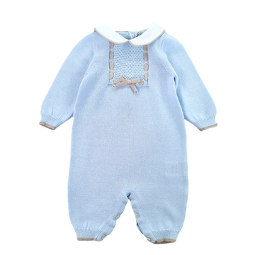 Tutina in filo cotone manica lunga Bebè di Almy