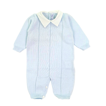 Tutina in filo cotone manica lunga Bebè di Almy