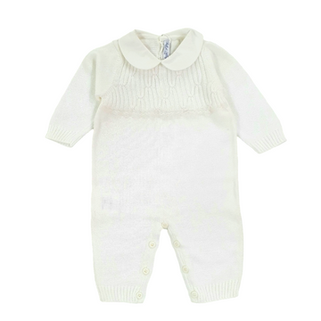 Tutina in filo cotone ricamo Bebè di Almy