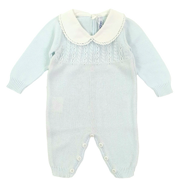 Tutina in filo cotone ricamo Bebè di Almy