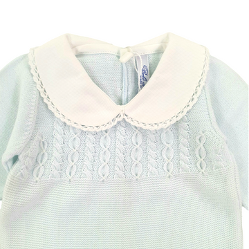 Tutina in filo cotone ricamo Bebè di Almy