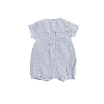 Pagliaccetto neonato seersucker rigato