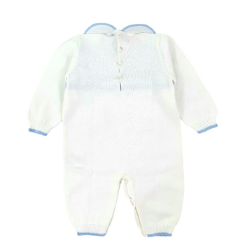 Tutina neonato in filo cotone righe