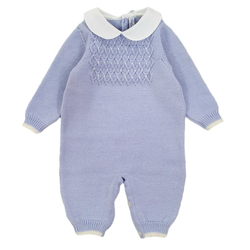 Tutina in pura lana punto smock