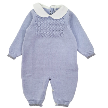 Tutina in pura lana punto smock