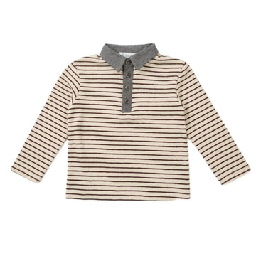 Polo Bimbo in maglina a righe