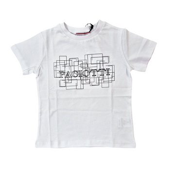 T-shirt junior cotone stampa logo Paciotti