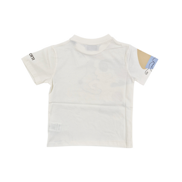 T-shirt Junior in cotone abstract print